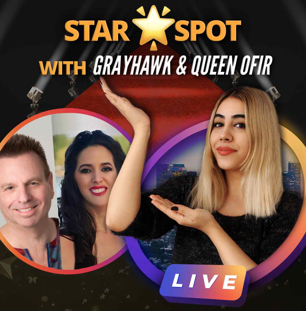 Promotional cover art of Star Spot with Grayhawk and Queen Ofir